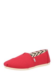 Toms Shoes TOMS Dames Instappers 'ALPARGATA' rood 36.5