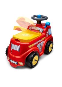 Falk Fireman ride-on with storage steering wheel and horn