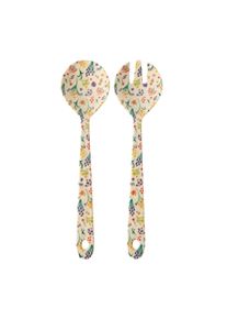 Rice - Melamine Salad Spoon&Fork - Wild Flowers Print