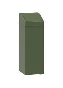 Wertstoffsammler aus Stahl, Volumen 50 l, HxBxT 700 x 335 x 255 mm, grün