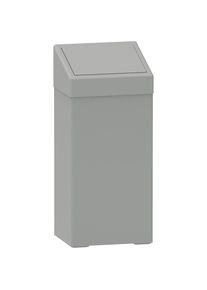 Wertstoffsammler aus Stahl, Volumen 100 l, HxBxT 950 x 335 x 380 mm, grau