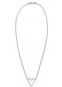 Elli Dames Ketting 'Herz' rose-goud 45