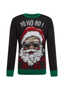 Urban Classics Heren Trui 'HoHoHo' beige / groen / rood / zwart / wit XXXL