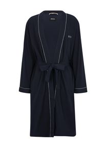 BOSS Män Badrock lång 'Kimono' nattblå / grå Storlek S