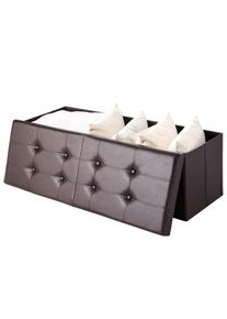 Casaria® Sedile a panchina 80x40x40cm foldable