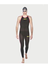 arena Open Water Suit - Men - black-fluo yellow - Size: 85 - Men's Powerskin R-Evo+ Open Water Closed back - World Aquatics Approved