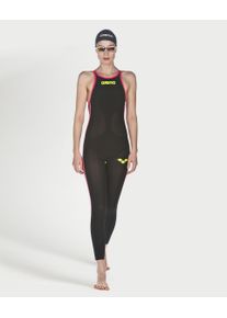 arena Open Water Suit - Women - black-fluo yellow - Size: 36 - Women's Powerskin R-Evo+ Open Water Open back - World Aquatics Approved