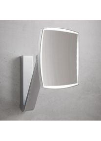 KEUCO iLook_move Miroir cosmétique avec éclairage, grossissement x5 l : 200 H : 200 A : 305 mm avec raccordement électrique encastré 17613019003