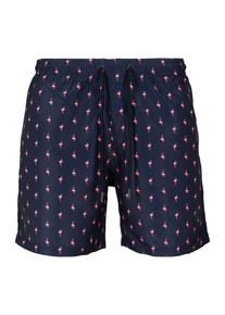 Urban Classics Heren Zwemshorts nachtblauw / lichtroze 4XL