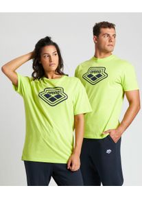 arena Sportswear - T-shirt Unisex Athleisure in Soft Green Big Print