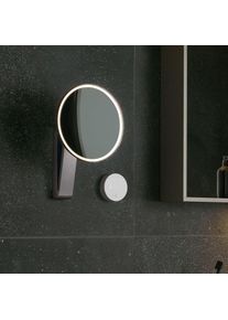 KEUCO iLook_move Miroir cosmétique avec éclairage, grossissement x5, couleur de lumière réglable, Ø 212 mm 17612019002