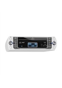 Auna KR-400 CD, konyhai rádió, DAB+/PLL FMrádió, WiFi, CD/MP3-lejátszó, fehér