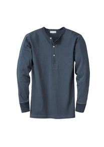 Merz b. Schwanen Herrenshirt Jersey Langarm Dunkelblau 4