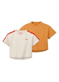 Tchibo - 2 Cropped-T-Shirts - Orange - Kinder - Größe: 122/128