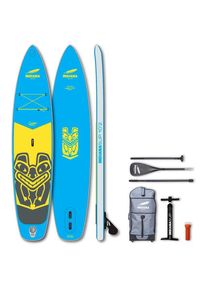 Indiana - 10'2 Groms Pack with 3-Piece Fiberglass Paddle - SUP-sett, blue/grey