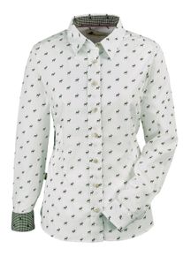 Blouse à manches longues Skogen avec cerf pour femme