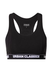 Urban Classics BH Damen schwarz / weiß Größe 90