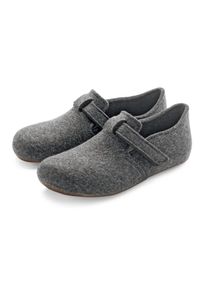 Haflinger Filzhausschuh Graphit 43