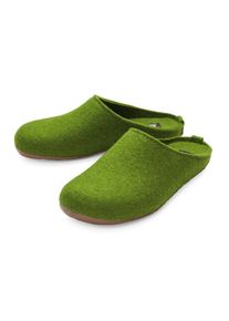 Haflinger Filzslipper Gr&uuml;n 36