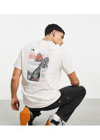 The North Face Collage t-shirt in cream Exclusive at ASOS-White