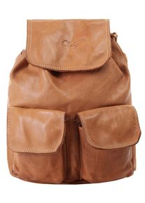 CLUTY Cityrucksack, echt Leder, Made in Italy