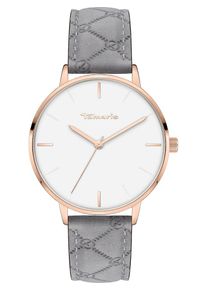 Tamaris Dames Analoog horloge rose-goud / grijs / wit One Size