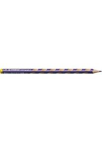 Stabilo EASYgraph S Schreiblernstift Linkshänder-Bleistift HB violett-metallic, 1 St.