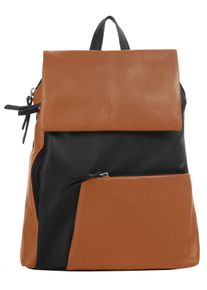 CLUTY Cityrucksack, echt Leder, Made in Italy