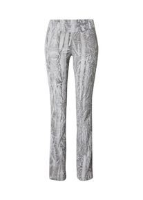 WEEKDAY Dames Broek grijs / lichtgrijs / zwart 34