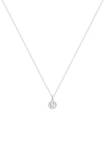Elli Dames Ketting 'Buchstabe - N' zilver 45