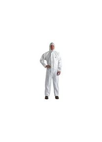 3M Kombinezon ochronny, L, Polipropylen / Laminat polietylenowy, Białe - 4510L