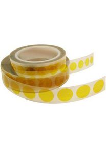 RND Wysokotemperaturowa taśma maskująca z kropkami 8mm x 33m Pomarańczowy - RND 605-00047