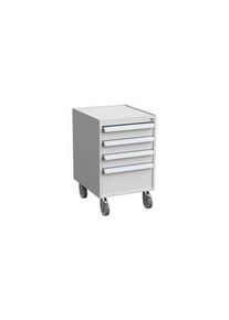 treston Szafka na kółkach z szufladami, z zabezpieczeniem antystatycznym, 60kg, 520x450x700mm - 60649303