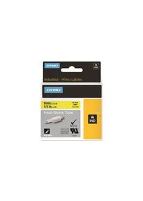 Dymo Krympbar etiket, 3:1, Polyolefin, 1.5 x 6mm, Gul - 18052