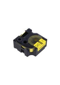 Dymo Krympbar etiket, , 1.5 x 24mm, Gul / Sort - 1805444