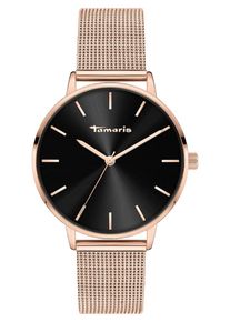 Tamaris Dames Analoog horloge rose-goud / zwart One Size