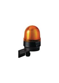 WERMA Balise LED continue AC / DC 24V 45mA 57mm Jaune IP65 Borne serre-fil à cage 204 - 204.300.75