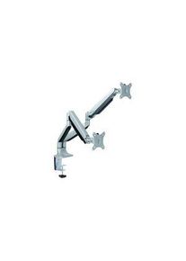 Value Dobbel LCD-monitorarm, Klemme / Malje, 9kg, 32" (81.3 cm), Støttede skjermer - 2, Sølv - 17.99.1147