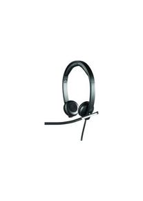 Logitech Fejhallgató, H650e, Sztereó, On-Ear, 10kHz, USB, Fekete - 981-000519