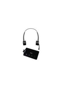 Axtel NC headset dokkolóállomással, Prime X3, Sztereó, On-Ear, Vezeték nélküli / Bluetooth / USB, Fekete - AXH-PRX3D