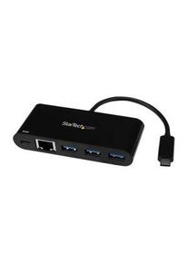 StarTech.com Dokkolóállomás, USB-C csatlakozó, Busz-tápellátás, 60W, Portok összesen 5 - HB30C3AGEPD