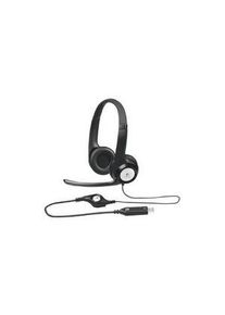 Logitech Headset, H390, Stereo, Op de oren, 20kHz, USB, Zwart - 981-000406