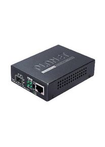Planet Media-omvormer, Ethernet - Multimode glasvezel / Single-mode glasvezel, Glasvezelpoorten 1SFP - GT-805A
