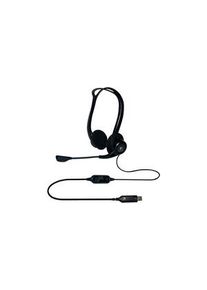 Logitech Headset, 960, Stereo, Op de oren, 20kHz, USB, Zwart - 981-000100