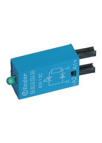 finder Varistormodule met groene led 240 VAC/VDC - 99.80.0.230.98