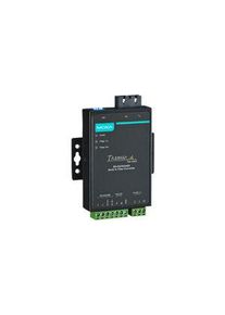 Moxa Omzetter, RS232 / RS422 / RS485 - Single-mode glasvezel, Seriële poorten 2 - TCF-142-S-SC