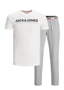 Jack & Jones Pyjama lang Jersey Grijs