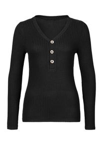 Lascana T-shirt Femme noir taille S-M