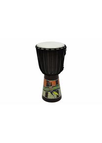 Afrikai Djembe dob kézzel festett 60 cm