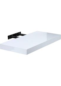 Fali polc stilista® Volato 110 cm - fehér fényes